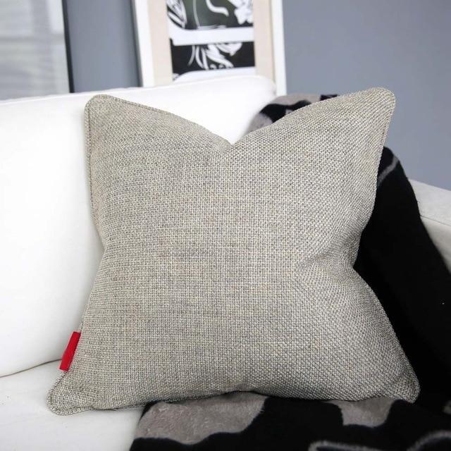 Thick Blended Grey Pillow Case - Nordic Side - 