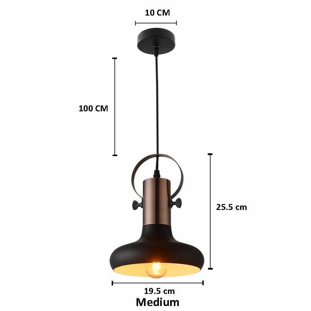 Retro Black Rounded Wide Light - Nordic Side - 