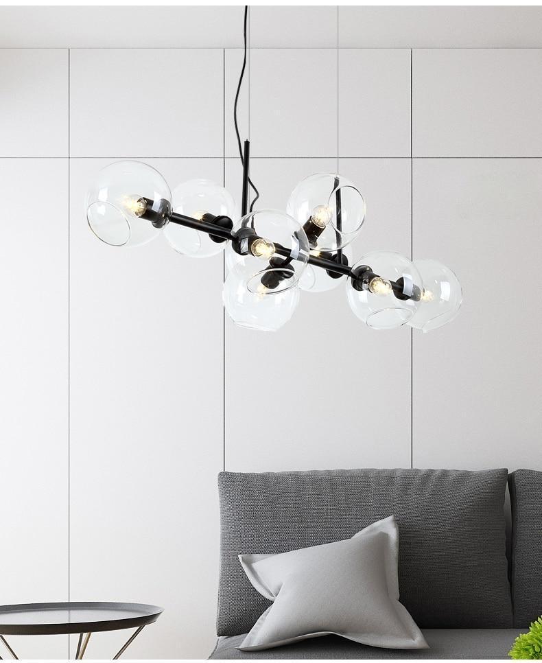 Modern Glass Pendant Light - Nordic Side - 