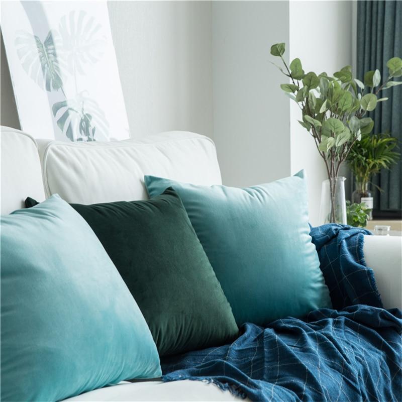 Silky Velvet Cushion Cover - Nordic Side - 