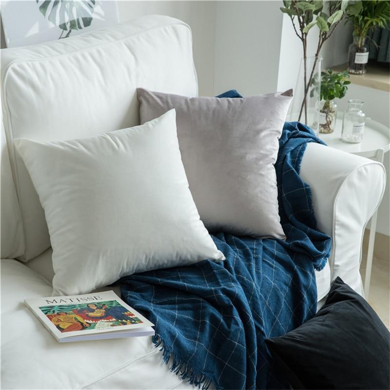 Silky Velvet Cushion Cover - Nordic Side - 