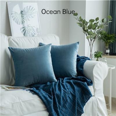 Silky Velvet Cushion Cover - Nordic Side - 