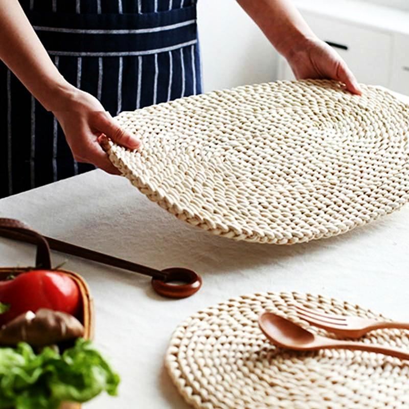 Corn Stem Woven Table Mat - Nordic Side - 