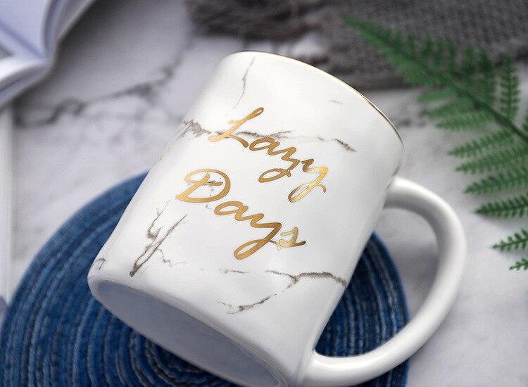 Lazy Days Marble Mugs - Nordic Side - 