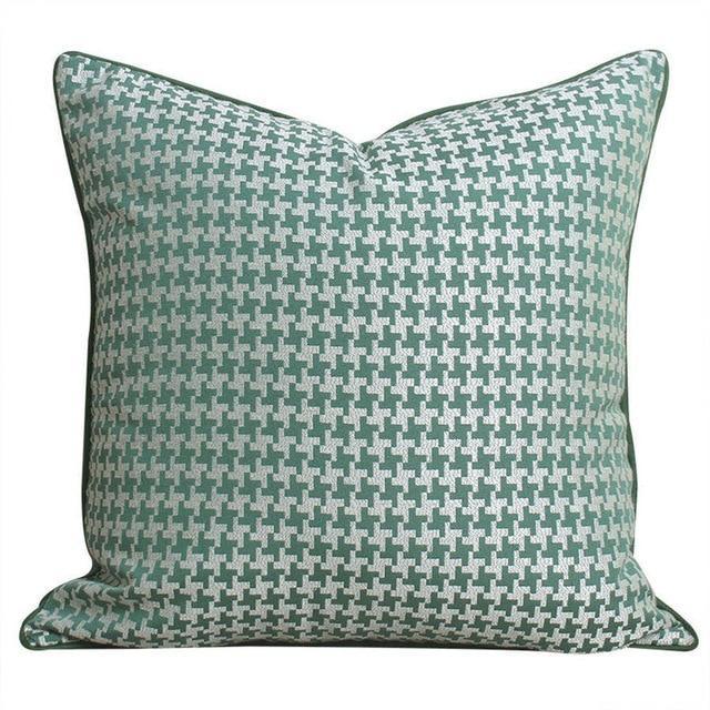 Green Vintage Pattern Cushion Covers - Nordic Side - 