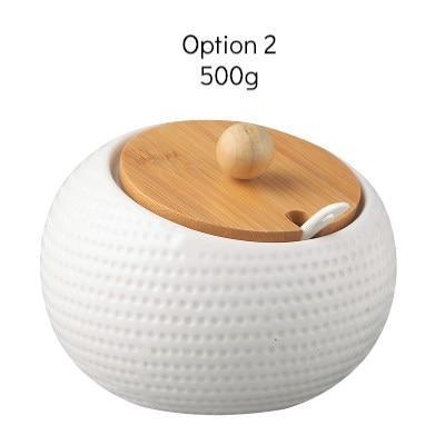 Seasoning Jar with Wooden Cover - Nordic Side - 