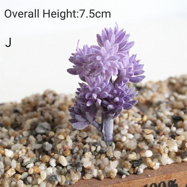 Purple Artificial Succulent - Nordic Side - 