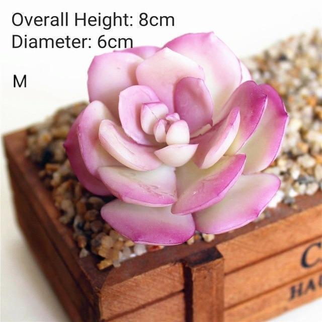 Purple Artificial Succulent - Nordic Side - 