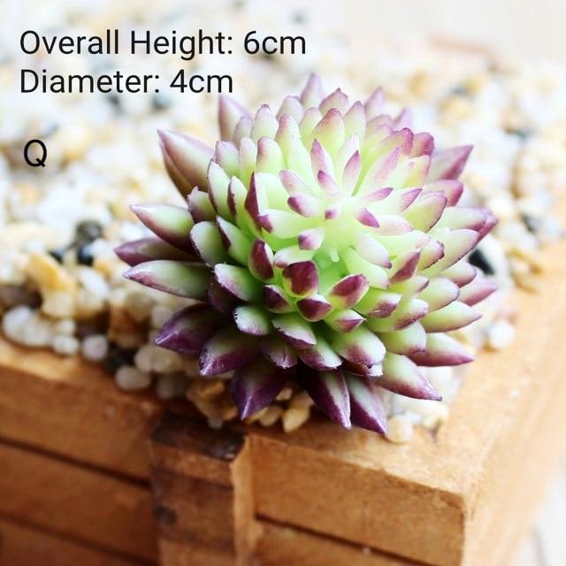 Purple Artificial Succulent - Nordic Side - 