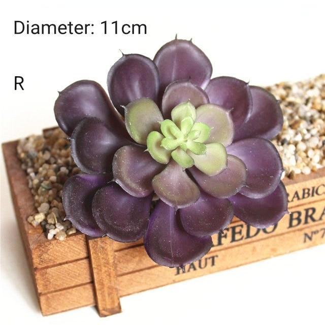 Purple Artificial Succulent - Nordic Side - 