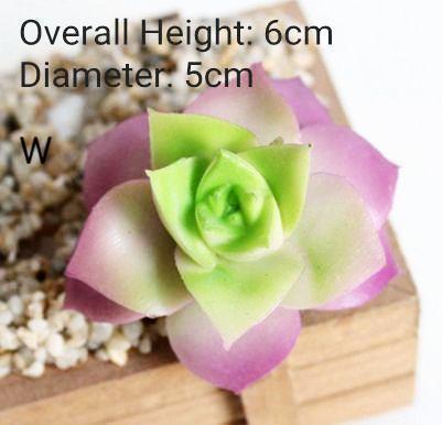 Purple Artificial Succulent - Nordic Side - 