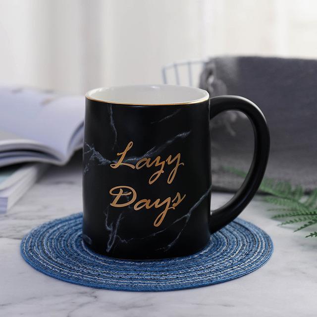 Lazy Days Marble Mugs - Nordic Side - 