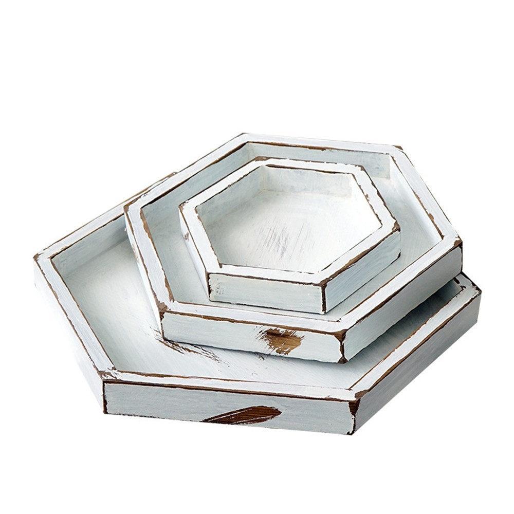 Retro Hexagonal Tray - Nordic Side - 