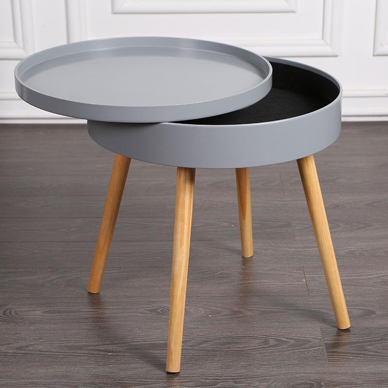 Carson - Modern Nordic Storage Round Side Table - Nordic Side - 06-10, feed-cl0-over-80-dollars, furniture-tag