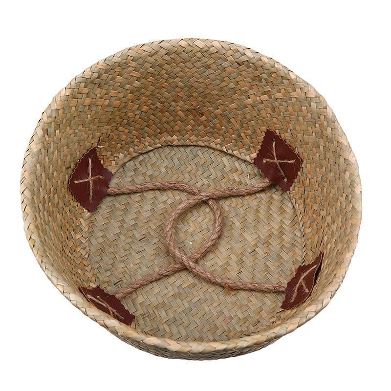 Woven Rattan Basket - Nordic Side - 