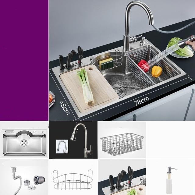 Slade - Multi Compartment Single Sink - Nordic Side - 11-26, kitchen, modern-pieces, sink