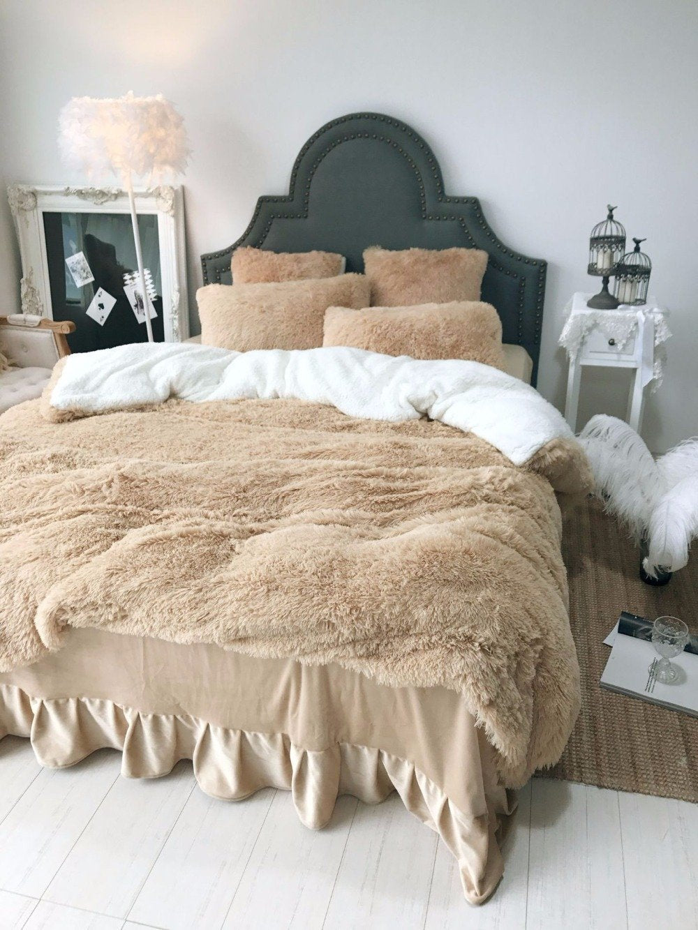 Astrid - Luxury Fleece Bed Set - Nordic Side - 03-07, feed-cl0-over-80-dollars