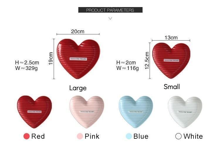 Heart Plates - Nordic Side - 