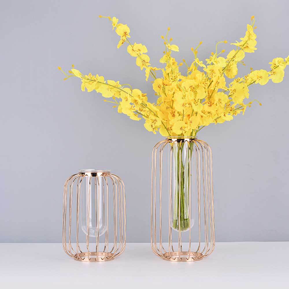 Florin - Modern Iron Frame Vase - Nordic Side - modern-pieces