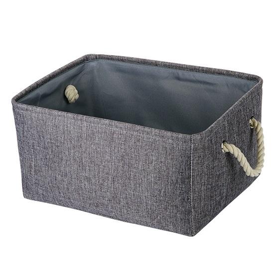 Delisa - Large Fabric Storage Basket - Nordic Side - 09-03, modern-farmhouse