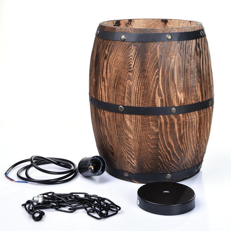 Erato - Hanging Wooden Wine Barrel Light - Nordic Side - 03-18, best-selling-lights, feed-cl0-over-80-dollars, hanging-lamp, industrial, lamp, light, lighting, lighting-tag, modern, modern-li