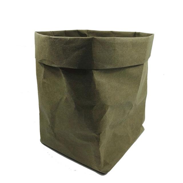 Whitely - Reusable Artful Kraft Paper Flower Plant Pot - Nordic Side - 02-09, modern-farmhouse