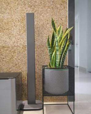 Isadora - Modern Iron Standing Box Planter - Nordic Side - 08-02, feed-cl0-over-80-dollars, feed-cl1-planters, modern-pieces, modern-planter-collection