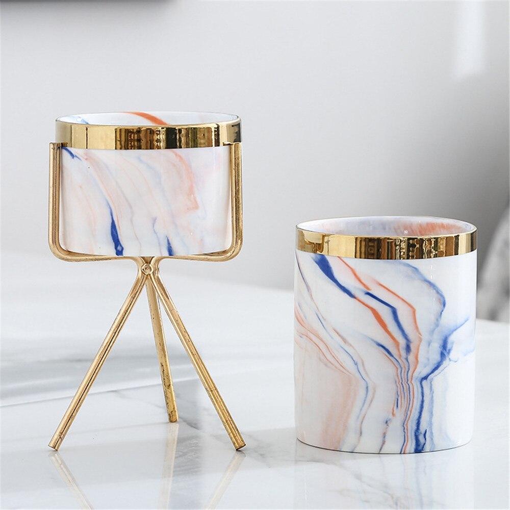 Pink & Blue Marble Pots - Nordic Side - 