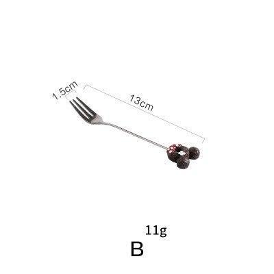 Donut Dessert Spoon & Fork - Nordic Side - 