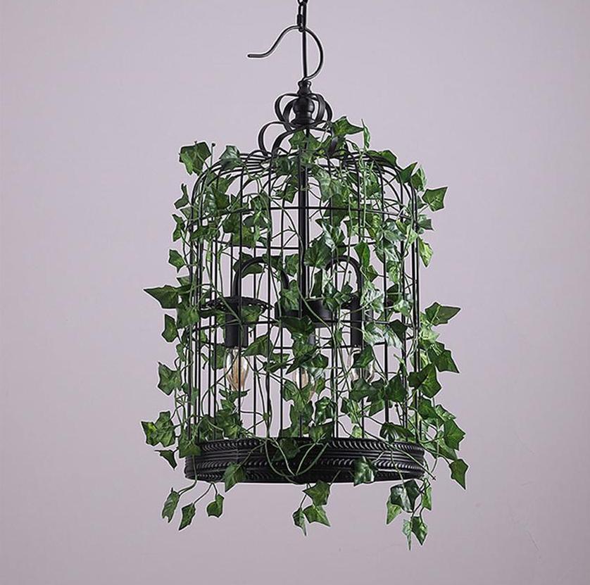 Emory - Vintage Industrial Bird Cage Hanging Lamp - Nordic Side - 05-29, best-selling-lights, cage-lamp, chandelier, feed-cl0-over-80-dollars, hanging-lamp, industrial, lamp, light, lighting,