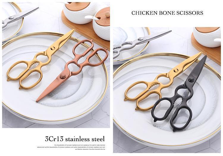 Stainless Steel Kitchen Scissors - Nordic Side - 