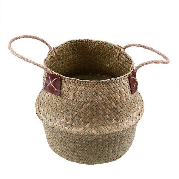 Woven Rattan Basket - Nordic Side - 