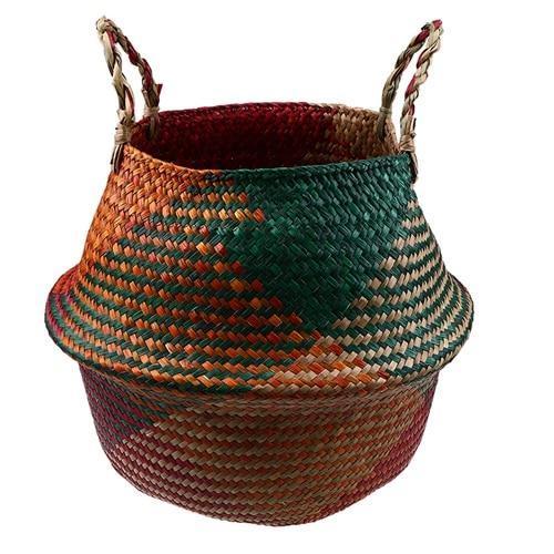 Woven Rattan Basket - Nordic Side - 