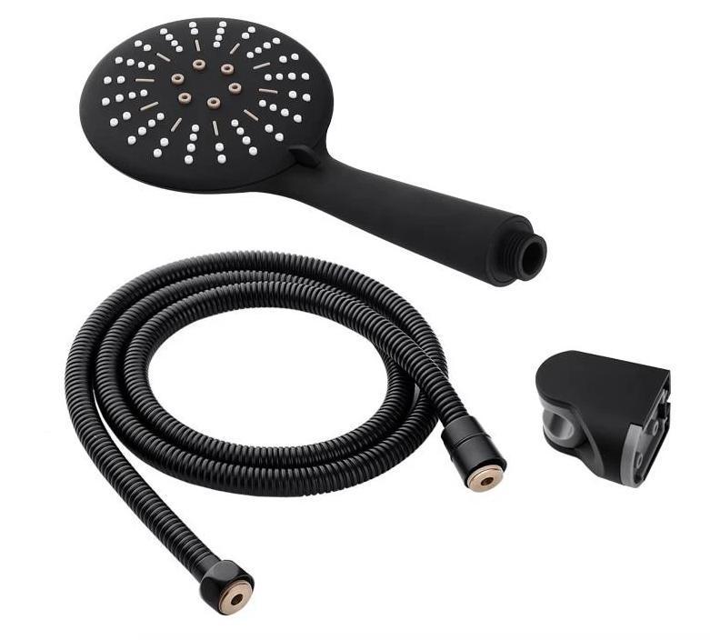 Jacqueline - Matte Black Modern Shower - Nordic Side - 01-24, bathroom-collection