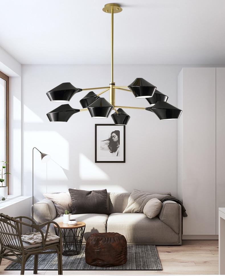 Modern Minimal Chandelier - Nordic Side - 