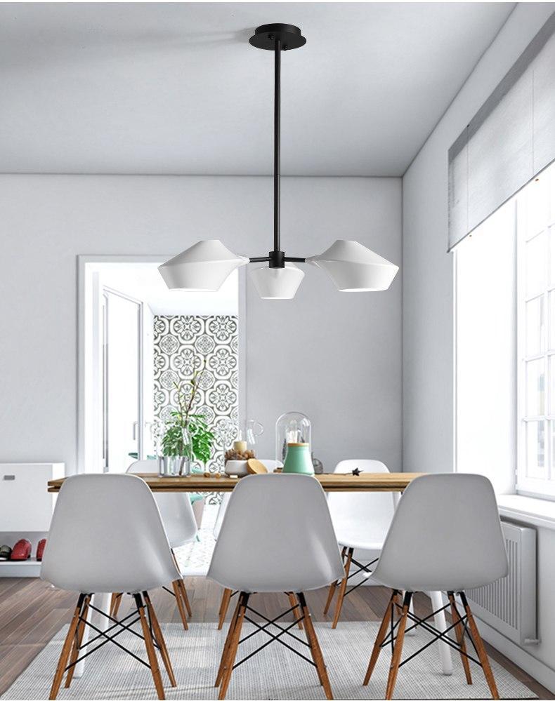 Modern Minimal Chandelier - Nordic Side - 