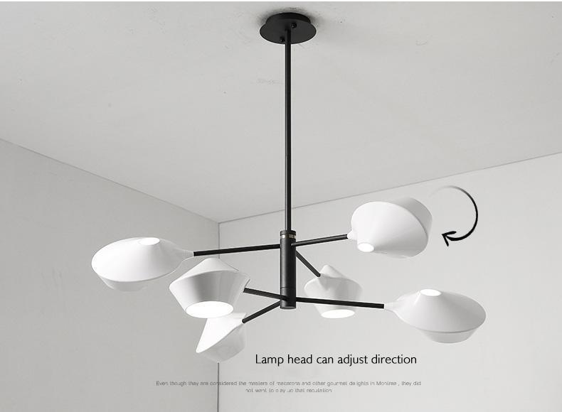 Modern Minimal Chandelier - Nordic Side - 