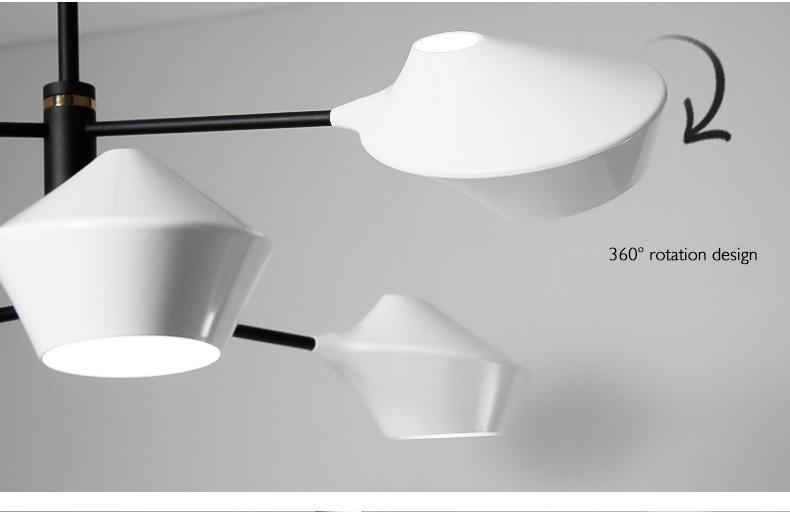 Modern Minimal Chandelier - Nordic Side - 