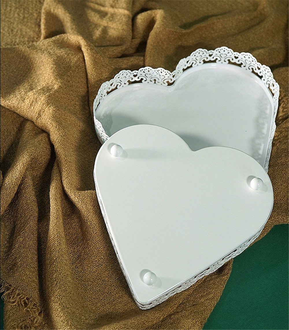 Metal Heart Tray - Nordic Side - 