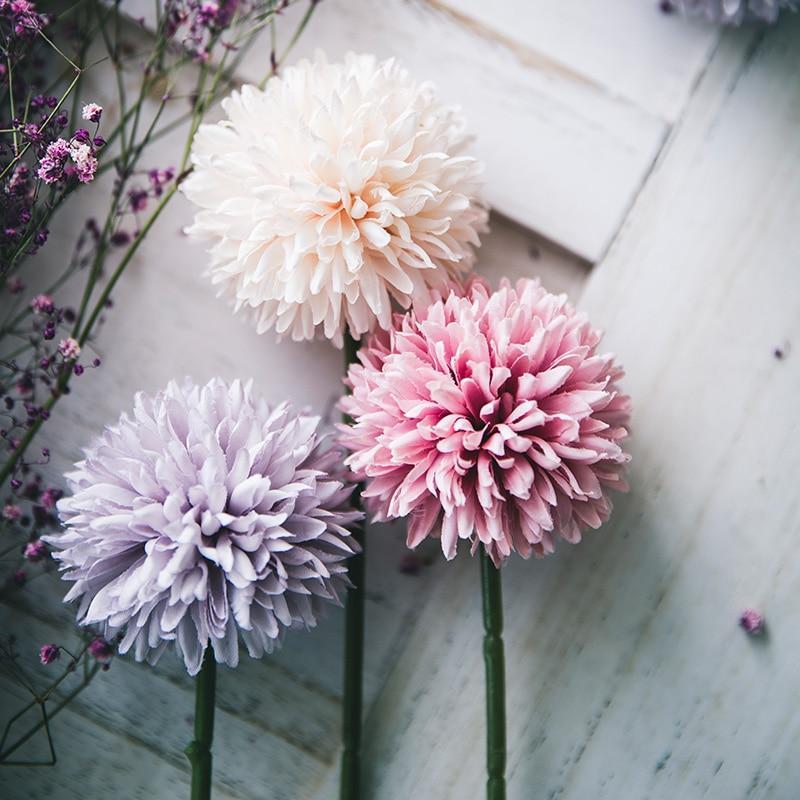 Pompon Mum Flower - Nordic Side - 