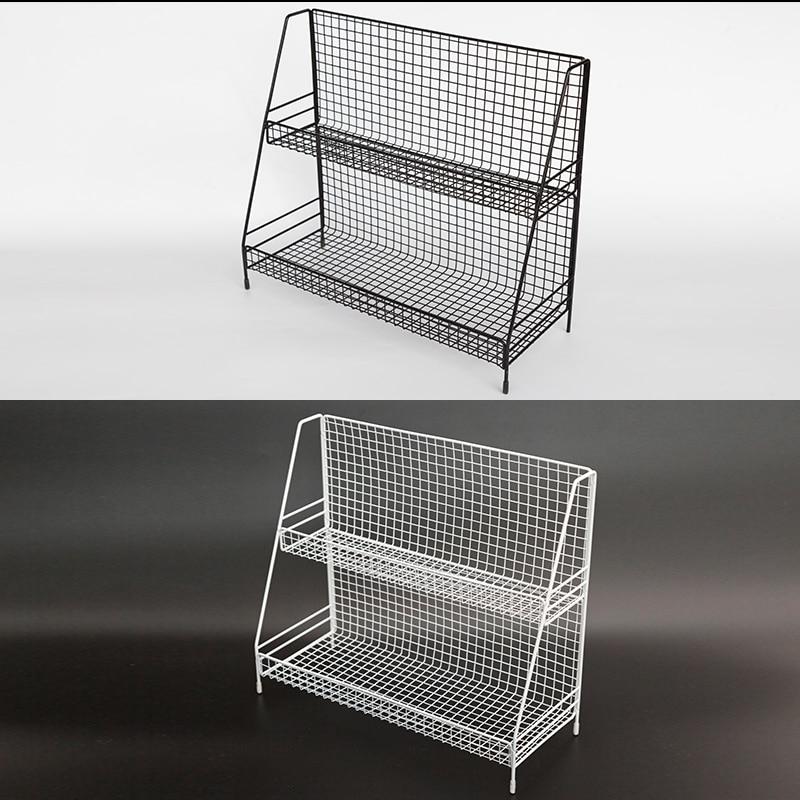 Guinevere - Modern Iron Multi-functional Storage Rack - Nordic Side - 08-04, feed-cl0-over-80-dollars