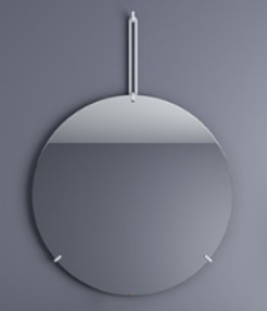 Henrietta - Modern Simplistic Round Mirror - Nordic Side - 07-08, bathroom-collection, feed-cl0-over-80-dollars