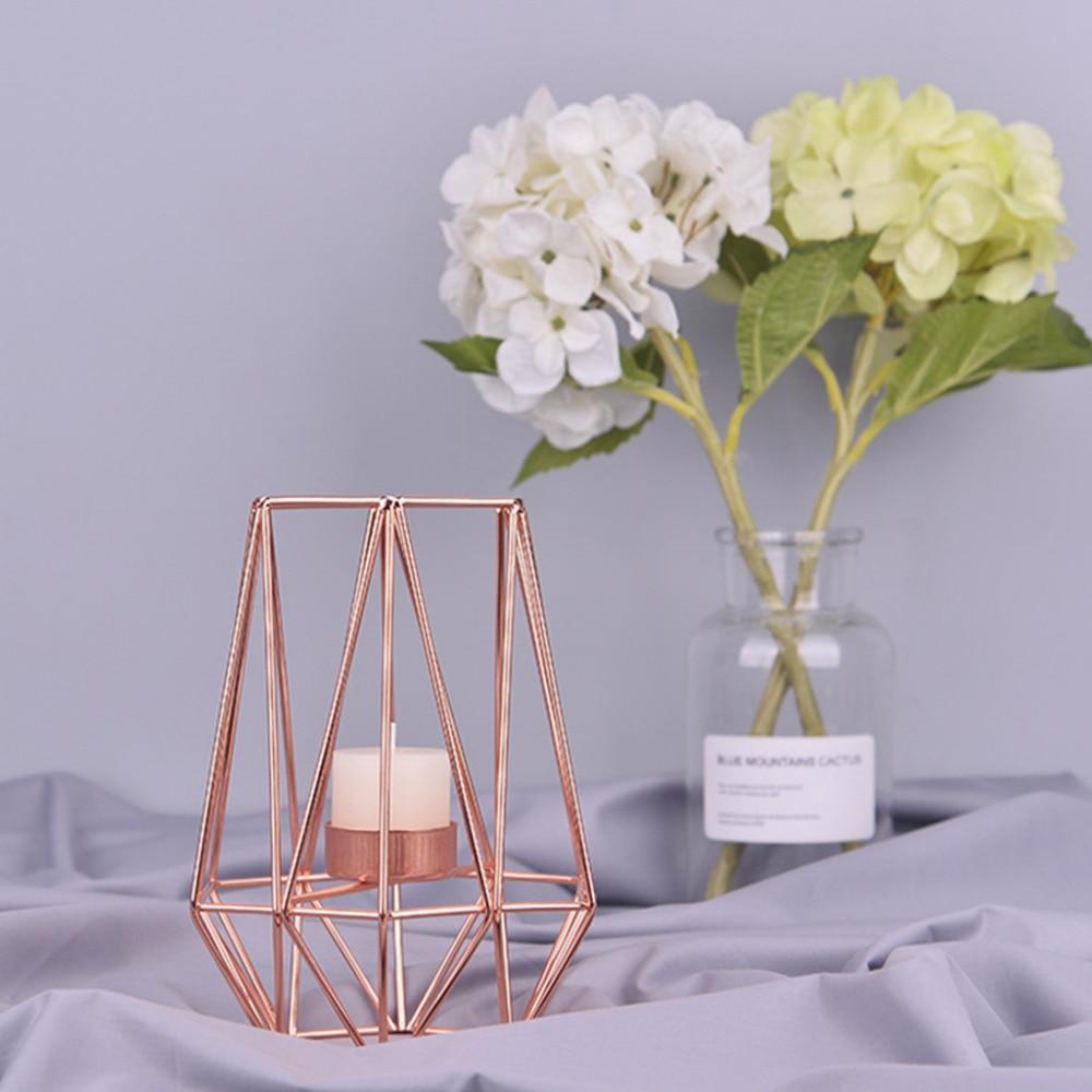 Diedra - Modern Geometric Cage Candle Holder - Nordic Side - 05-09