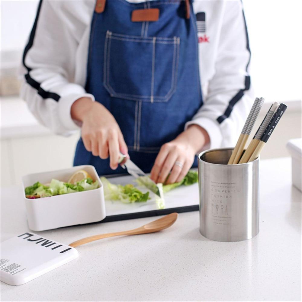 Stainless Steel Cutlery Organiser - Nordic Side - 