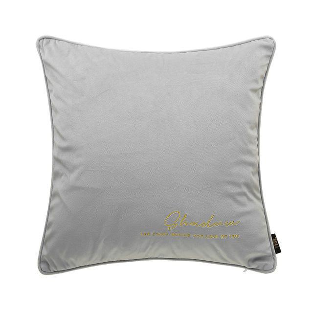 Velvet Cushions with Gold Letters - Nordic Side - 