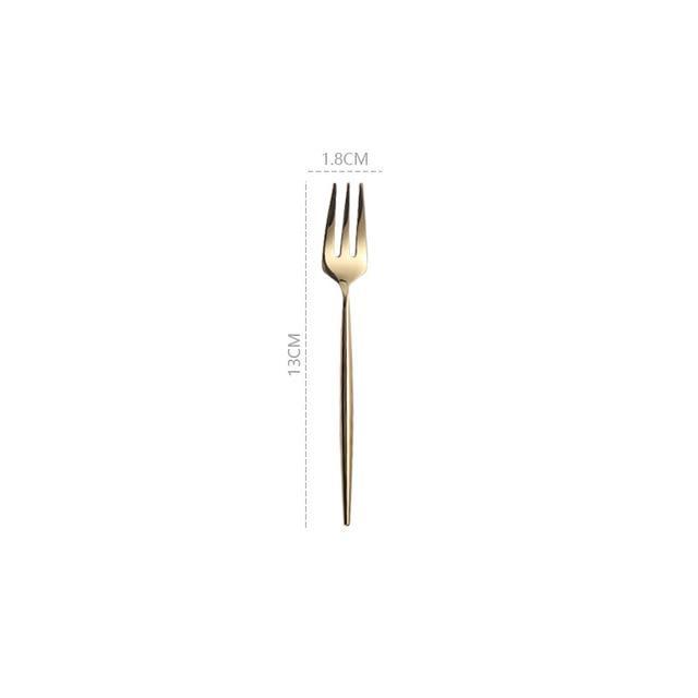 Mirrored Metal Cutlery (4 Colors) - Nordic Side - 