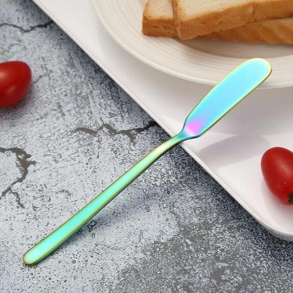 Modern Metal Butter Knife - Nordic Side - 