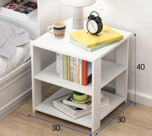 Marlon - Multi-Shelf End Table - Nordic Side - 01-23, modern-farmhouse, modern-furniture