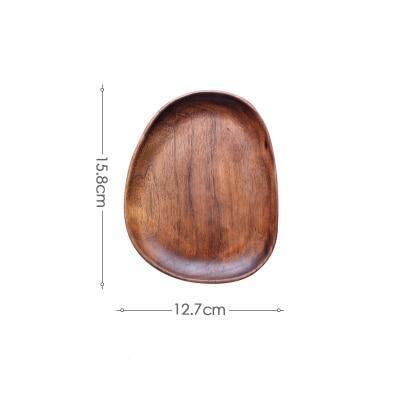 Acacia Wood Oval Plate - Nordic Side - 