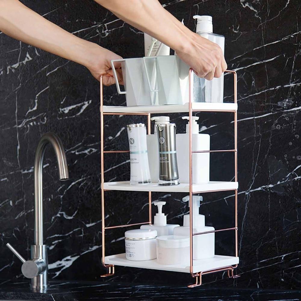 Afia - Multi Shelf Bathroom Storage Rack - Nordic Side - 01-08